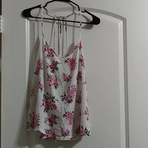 Woman's top pink floral